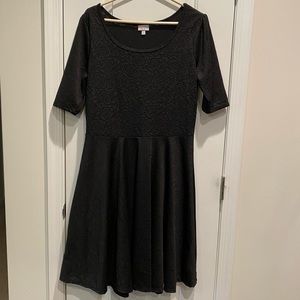 LuLaRoe Nicole Black Dress, NEVER WORN